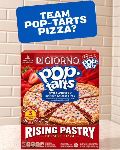 like for Pop-Tarts flavored DiGiorno Pizza, comment for DiGiorno flavored Pop-Tarts toaster pastries

#poptarts #pizza #dessert #fakeflavor #pastry