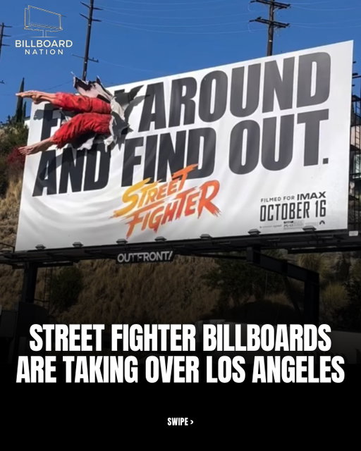 THIS IS INSANE 🤯🤯🤯 Billboard by @outfrontmediausa, filmed by @lovingandlivinginla