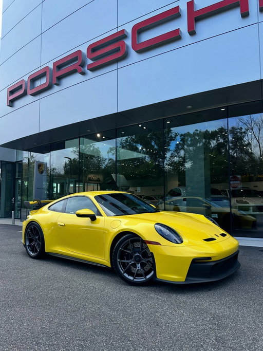 Same 911. A totally different soul. 💛​

Commissioned in Racing Yellow, this 911 GT3 was built for a 
longtime Porsche enthusiast who wanted something simple: an 
incredible GT3 to enjoy on the road.​

Racing Yellow continues throughout the cabin with deviated 
stitching, embroidered GT3 headrests, and matching 
tachometer and Sport Chrono dials. Outside, Satin Dark Silver 
center-lock wheels, Carbon Fiber mirror caps, Black LED 
headlights, and PCCB with Yellow calipers complete the 
unmistakable GT3 presence.​

But the specification only tells part of the story. As our client put it 
when comparing the GT3 with his 992 Turbo S:​

“It’s the same car, but with a totally different soul.”​

Congratulations from all of us at Porsche Gold Coast. Wishing 
you many memorable miles ahead.​

#Porsche #Porsche911 #911GT3 #PorscheGT3 #RacingYellow 
#PorscheGoldCoast #PorscheMoment 
#PorscheExclusiveManufaktur #ThereIsNoSubstitute