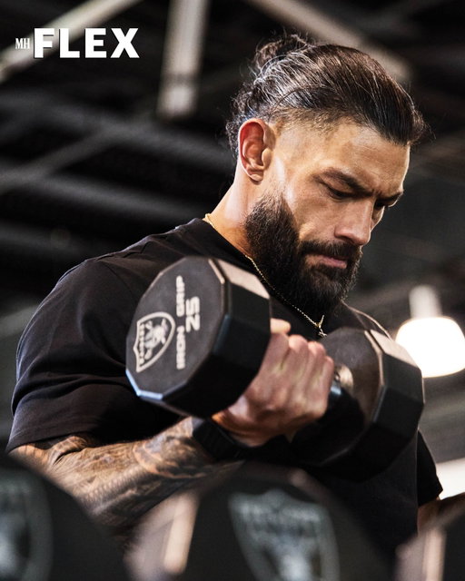 Sometimes, Roman Reigns goes super-hard in the gym. Other times, he’s content to pile up high-rep sets of curls with 25-pound dumbbells. At age 41, Reigns has learned that the secret to building a superheroic physique with longevity is listening to your body. He discusses this and much more with @ebenezersamuel23 in the full episode of our #strongtalk podcast on YouTube and at link in bio. 

Photographs: @_whosmikey_
Writer: @ebenezersamuel23
Deputy Visual Director: @muzam_agha
Senior Entertainment Director: @whatisnojan 
Creative Director: @jamieprokell 
Executive Editor: @bencourt 
Editorial Director: @richdorment