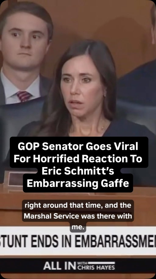 Sen. Katie Britt (R-Ala.) was caught in a viral moment on Tuesday when cameras captured her unfiltered reaction to Sen. Eric Schmitt’s (R-Mo.) embarrassing mistake during former special counsel Jack Smith’s testimony.

Par for the course for Republicans trying to disparage Smith, Schmitt asked the former special counsel, “Did you go to an NBA game between the Golden State Warriors and the Atlanta Hawks on Feb. 3, 2024?”

A confused Smith said he was not there, leading to Schmitt accusing him of perjury. After some back-and-forth, it was revealed that Schmitt apparently mixed up the NBA’s Atlanta Hawks with the Iowa Hawkeyes’ women’s basketball team.

As Smith recalled attending the Hawkeyes’ game, cameras in the room slowly zoomed in on Britt’s bewildered face as the realization of what Schmitt had just done dawned on her.