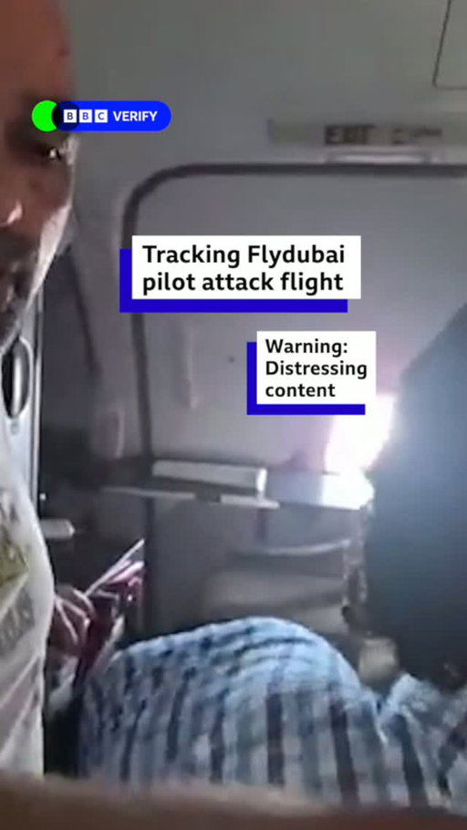 A pilot of an Israel-bound flight was attacked by another pilot, according to Israeli PM Benjamin Netanyahu. Flight-tracking data shows the Flydubai plane plummeted more than 17,000 feet in about 90 seconds shortly before it broadcast a hijacking alert.

#Flydubai #MiddleEast #BBCNews