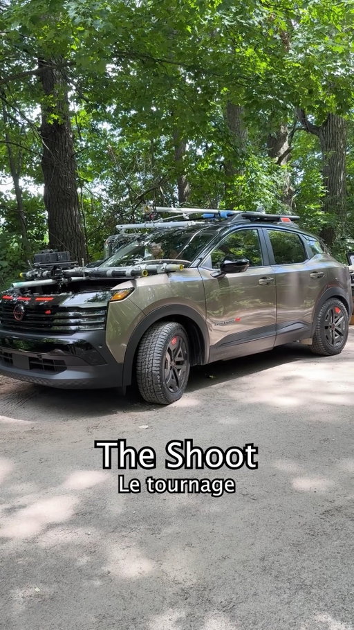 POV: you’re getting the Kicks Rock Creek treatment 🎬 

Go behind the scenes to see how its rugged capability performed on and off-screen​

#NissanKicks #KicksRockCreek #RockCreek #SayYes​ 

L’idée : vous découvrez le KICKS Rock Creek sous toutes ses facettes. 🎬 

Voyez les coulisses et observez ses capacités robustes à l’écran et en dehors du cadre.​

 #DitesOui​