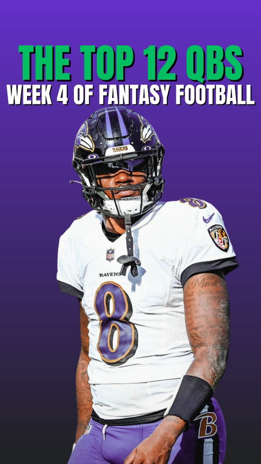 Best QBs to start in week 4 of fantasy football #football #nfl #fantasyfootball #quarterback