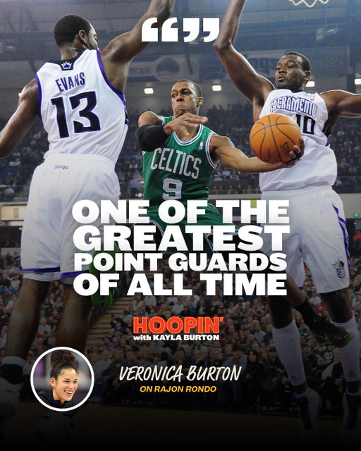 Veronica Burton was Rajon Rondo's biggest fan

Watch the full episode of Hoopin' with Kayla Burton at the link in bio