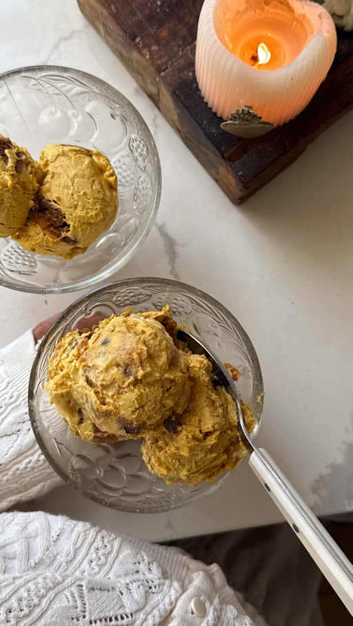Pumpkin Chai Cookie Dough Ice Cream 🍨 

homemade, non-dairy, high-protein + no ice cream machine needed!

Comment “RECIPE” and I’ll send the recipe straight to your inbox!

I made it with @perelelhealth’s limited-edition Pumpkin Chai Triple-Support Protein, which has 20g protein, 3g creatine + 5g fiber per serving. Such a cozy fall flavor and an easy way to sneak some extra protein into a sweet treat  , especially during this newly postpartum season. 
It’s pregnancy & breastfeeding safe, formulated by OBGYN! Use code ALEXA for 20% off!