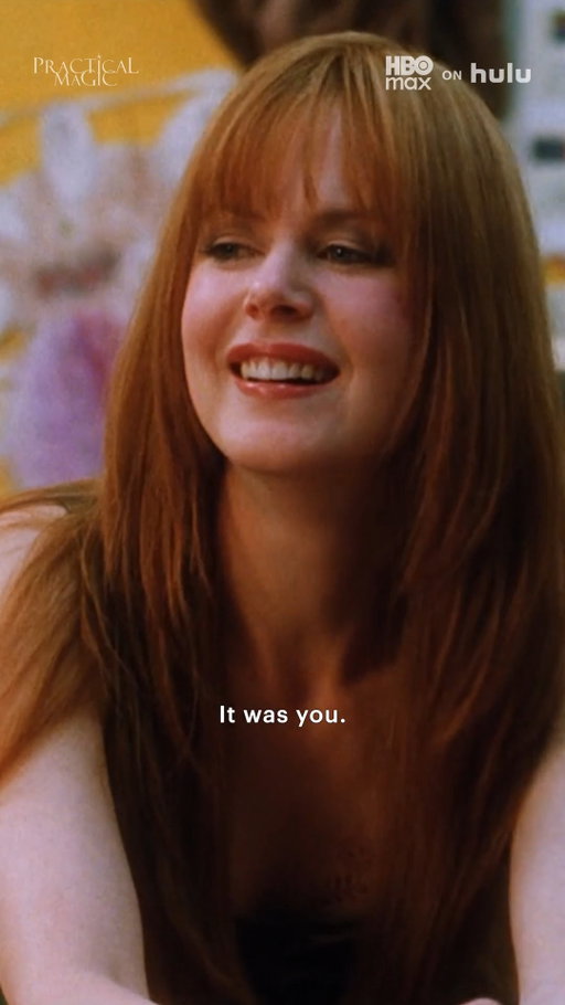 When we say, "she's baaack 🗣️," we're talking about this scene, and this scene only.

Now streaming: #PracticalMagic with HBO Max on Hulu.