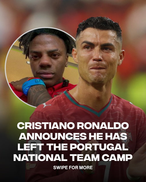 Ronaldo has left the Portugal National Team camp 💔
ㅤ
Cristiano Ronaldo left Portugal’s national team camp after being benched during Portugal’s 2-1 win over Norway. Head coach Jorge Jesus said leaving Ronaldo out was a tactical decision, while Ronaldo said he would reveal the full reasons for his departure “in due time.”
ㅤ
📷 Getty Images/ IShowspeed