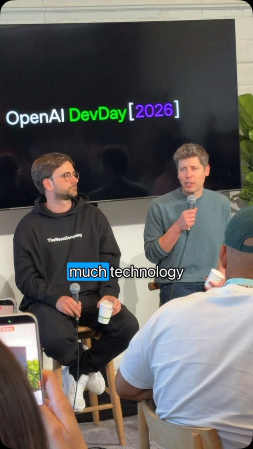 I got the chance to ask OpenAI CEO Sam Altman about how he thinks about AI and his own kids