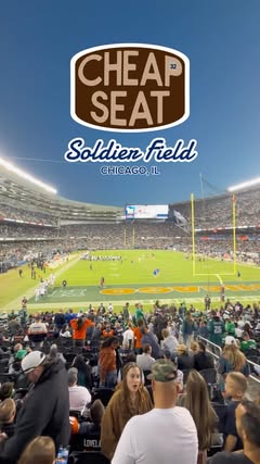 Cheap Seat: Soldier Field, home of the Chicago Bears! 🐻

Presented by @tickpick 🎟️

In this series, I’m trying to find the single worst seat at every stadium I visit! Where should I check out next?

#nfl #nflfootball #chicagobears #mnf #touchdown