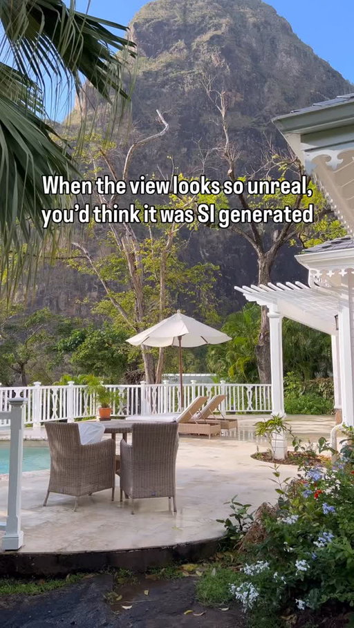 Apparently that’s what we’re calling AI now 🙃 
SI (Super Intelligence) IYKYK 😆

Actual footage from #sugarbeachviceroy 
 
📍 @sugarbeachviceroy 

#stlucia