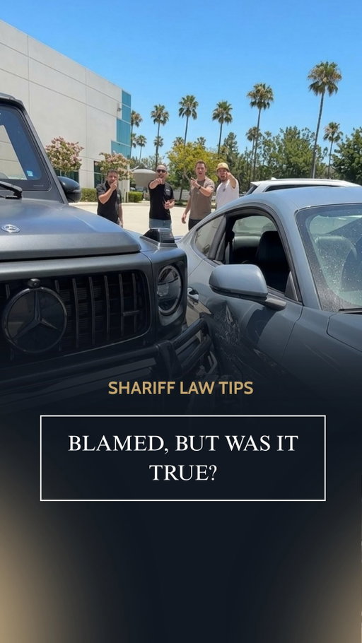 Getting blamed at the scene doesn’t automatically mean you were responsible.

1. An accusation isn’t evidence. What someone says right after a crash is only one version of what happened. It doesn’t establish fault by itself.
2. The facts matter. Police reports, photos, traffic footage, witness statements, and other evidence can help clarify what actually happened.
3. Stay calm and document. Instead of arguing about who caused the crash, focus on getting medical care, photographing the scene, and collecting important information.
Being blamed doesn’t make the accusation true. The evidence can help show what really happened.

At Shariff Injury Lawyers, we help injured people across Texas understand their options and take on insurance companies when necessary.

If you or someone you love was hurt in an accident anywhere in Texas, comment “HELP” and our team will reach out for a free consultation. You don’t pay unless we win.

We handle the fight so you can focus on healing.

#CarAccident #CarCrash #AccidentClaim #TexasInjuryLawyer #ShariffInjuryLawyers