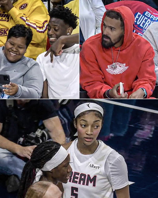 Trae Young and AJ Dybantsa pulled up to the WNBA playoffs 🔥
