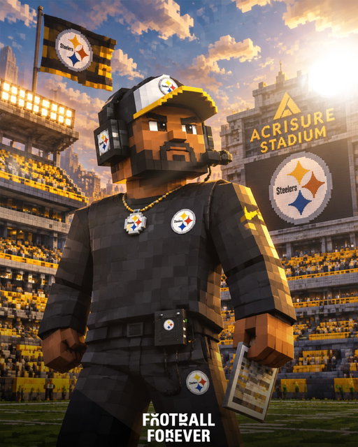 Mike Tomlin has revealed the Minecraft city that has taken him 12 YEARS to build with his children's help 👷‍♂️

(🎥: Mike Tomlin/YouTube)