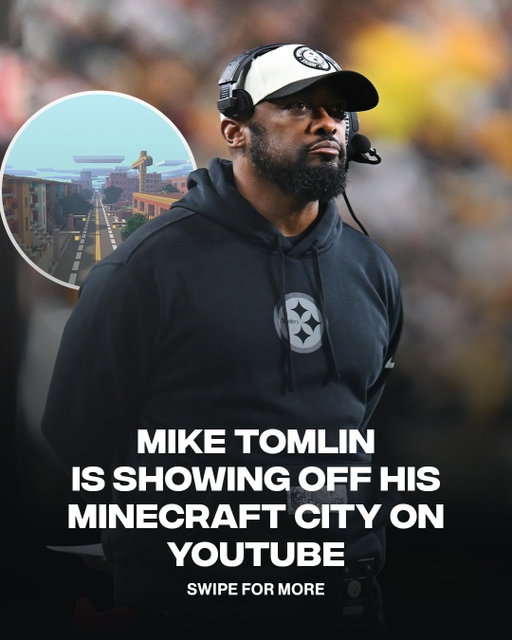Nah, Coach really cooked on this 🔥👏

Former Steelers’ head coach, Mike Tomlin, shared earlier this year that he had been building a Minecraft city for the last 12 years. Tomlin first started playing the game as a way to bond with his children, but continued to build after they stopped playing.

Are you impressed like we are?

📸: Getty, coachtomlin