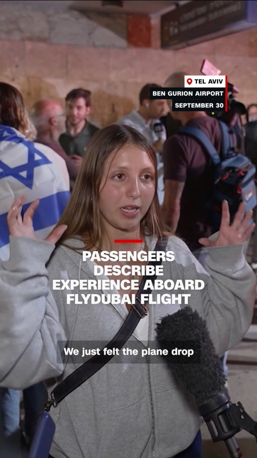 CNN's @jdiamond1_ spoke with passengers after landing in Israel following an incident aboard a Flydubai flight from Dubai to Tel Aviv. A pilot on the flight stabbed the other pilot in the cockpit during an apparent attempt to crash the plane, according to Israel's Prime Minister. 

Follow the latest at the link in bio.