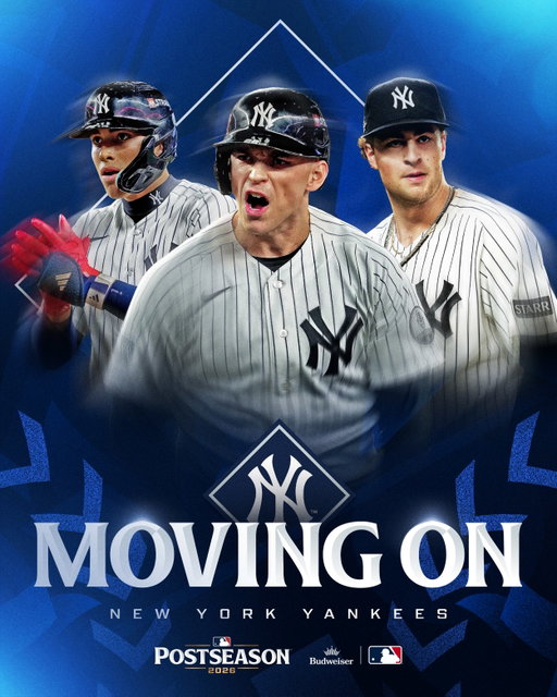 Start Spreadin’ the News!

The @Yankees complete the Wild Card SWEEP! #CLINCHED
