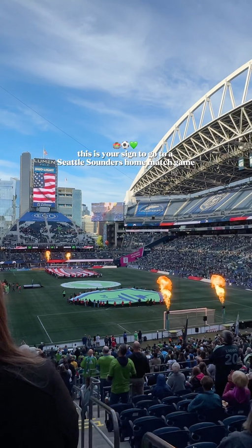 POV: You finally stopped watching from the TV and experienced it in person

My first time sitting right next to the Sounders Fan zone in Section 124 and the energy completely amazing.

From the absolute wall of sound during the chants to the sea of flags waving in front of me, you can just feel how much this city loves the Seattle Sounders. But nothing compares to that split second where the entire stadium raises their scarves, or the absolute explosion of pure joy when the ball hits the back of the net.

It was honestly such an incredible night. If you’ve never stood in the crowd at Lumen Field, you have to experience it at least once. ⚽️💚

💚Once a Sounder, Always a Sounder. 💙

#soundersfc #seattlesounders #lumenfield #mls #matchdayvibes