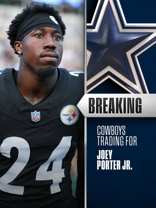 Cowboys trading for Steelers CB Joey Porter Jr. in exchange for a 6th-round pick in 2027, and a 2nd-round pick in 2028. (via @janeashleyslater)

📷: @logan_bowles/NFL