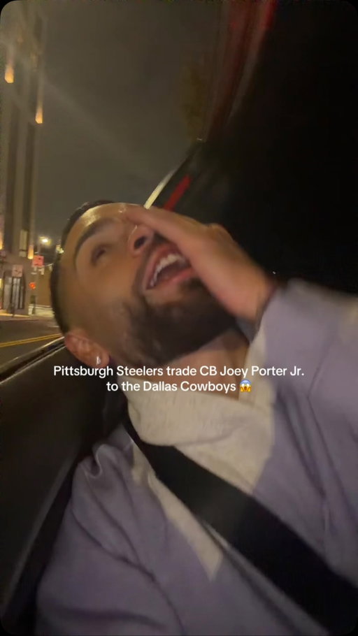 Come out the movies to find out Joey Porter Jr. gets traded to Dallas 🔥 Jerry really trying to get one before he’s 6 ft. deep and I LOVE IT! 

#dallascowboys #joeyporterjr #nfl #news #trade
