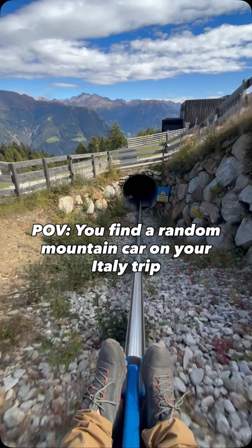 This was one of the most random and coolest finds we had in our two week trip to northern Italy! 

They went much faster than @apaulagize and I expected…Sound on 🫨😂

Not all of your trip has to follow the “rules” or standard spots! Just before this we found an all German cow festival in northern Italy 😂