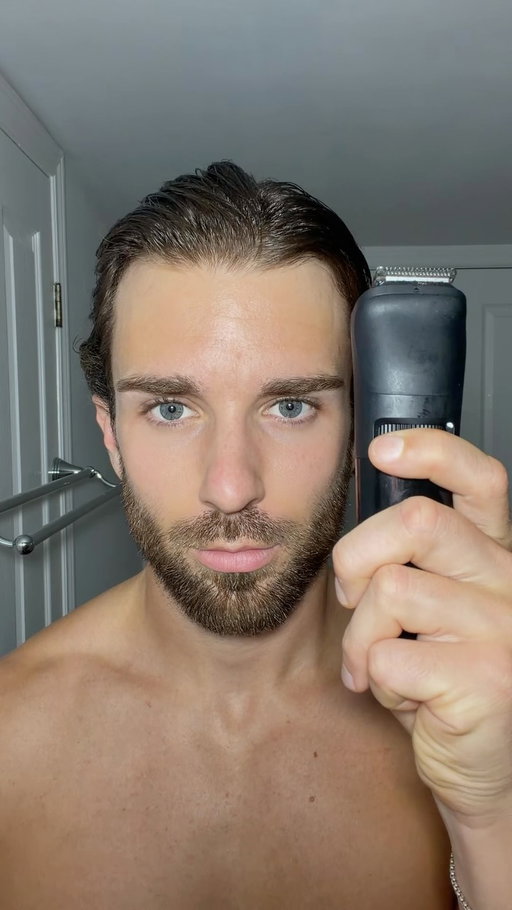 Beard to Clean Shave ASMR #satisfying #hygiene #grooming