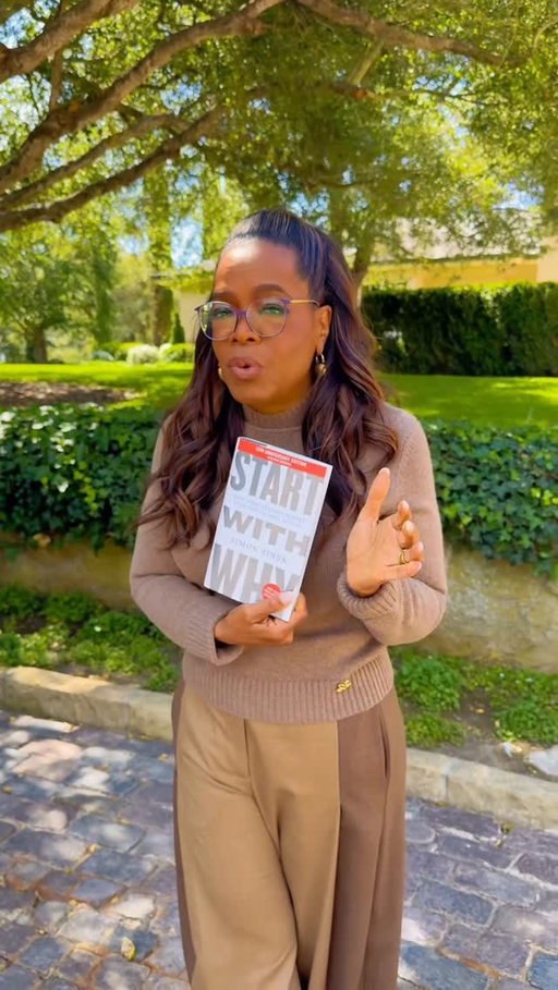 @simonsinek’s landmark bestselling book “Start with Why” transformed how leaders, entrepreneurs and employees think - inspiring them to shift their focus from what they do to why they do it. In this episode, @oprah and Simon talk about how to feel more energized, optimistic and engaged in your work and life - especially at times of high anxiety and uncertainty. Watch their conversation on Prime Video, YouTube, or wherever you podcast.