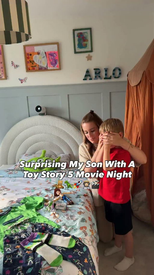 POV: you get to make the magic they’ll remember from their childhood Ad 🥹✨

Time to transform his bedroom into the ULTIMATE Toy Story movie night! 🚀🍿

Some much needed mummy son time ❤️ Toy Story 5 is available to watch on Disney+ now!

#Toystory5 #movienight #kidsbedroom #motherhood #mumsofinsta @disneyplusuk