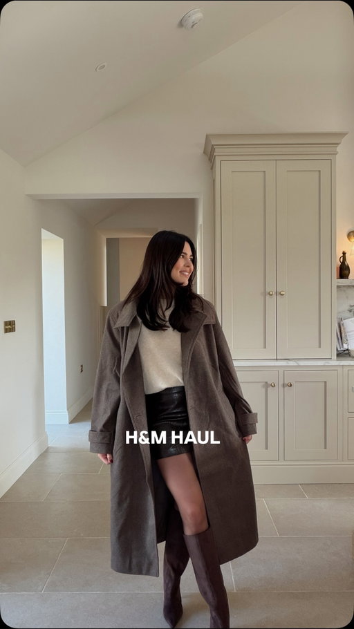 H&M new in !!! 🍂🤎 think I saved the best until last because the skirt with the boots is goooorg, although I love it all. 

comment SHOP below and i’ll dm you the links to shop on my LTK https://liketk.it/6oLUs 🤎

#autumnoutfits #hm #autumn
