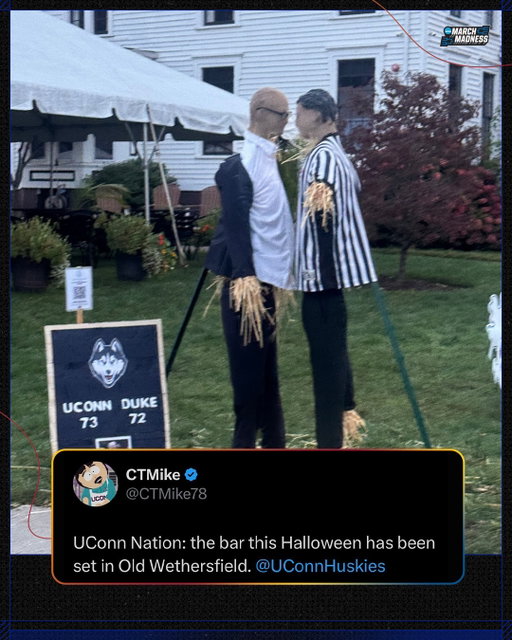 UConn fans are ready for Halloween 😭

(h/t CTMike78 on X)