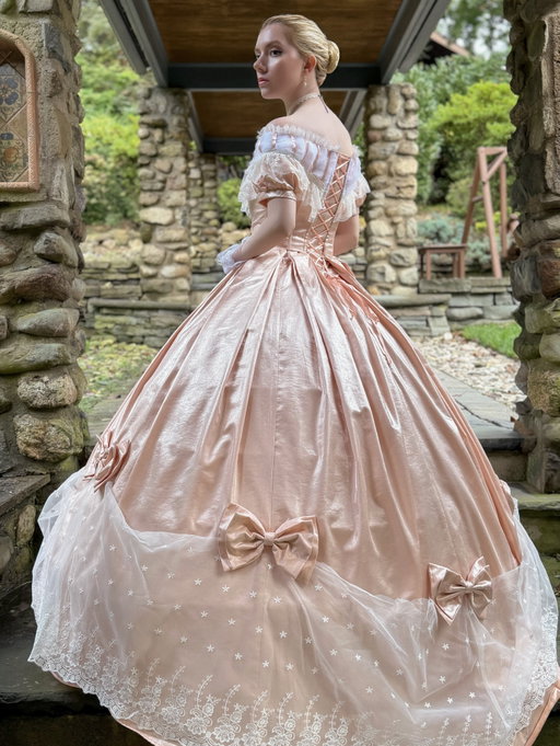 Welcome October!🍂✨🕯️

Excited to share my 1st Halloween costume idea of 2026: Meg March from “Little Women”🎀🎃
Dress: kindly gifted by @daizbella.official 
Jewelry: @shopluneofficial 

Stay tuned! There will be more to come as the month goes along @ellagrace_official! 

#littlewomen #megmarch #pink #halloweencostumeideas #coquette