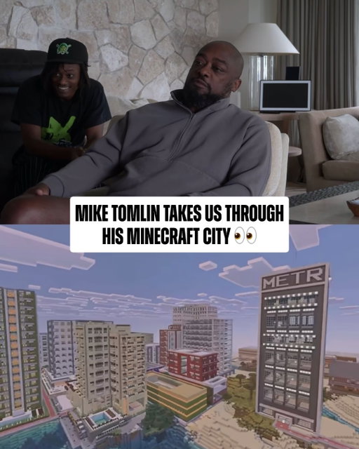 @coachtomlin spent 12 years building up his @minecraft city 🔥 

(via Mike Tomlin/YT)