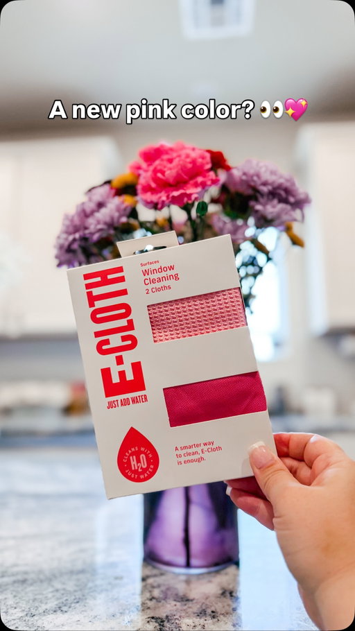 A cleaning product in PINK?! 💕 Say less #ad

With two dogs and three kids, this back door is constantly covered in fingerprints, nose prints and whatever else finds its way onto the glass 😅 So you already know my @eclothusa Window Cleaning Kit gets put to work around here.

And now it comes in PINK?! I’m obsessed. Just add water, clean, toss the cloths in the wash and reuse them again and again. 🙌🏽

The new pink Window Cleaning Kit is here! Who else needs the pink one?! 👀💕👇🏽

#ECloth #EClothUSA #CleaningMotivation #CleanWithMe CleaningReels CleaningRoutine