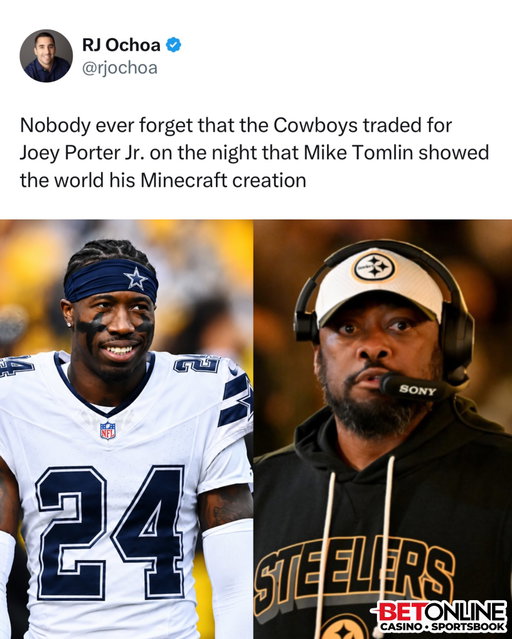 This is your newest Dallas Cowboy.

This is who the Pittsburgh Steelers gave up on…

The Cowboys just made a HUGE move by trading for Joey Porter Jr., giving Dallas another legitimate weapon in its secondary. Porter is still only 26 and has already started 41 NFL games, recording 31 pass breakups and three interceptions. Dallas sent Pittsburgh a 2027 sixth-round pick and a 2028 second-round pick to get him. 

And Porter can seriously cover. In 2025, he allowed just 35 completions on 66 targets for 412 yards and didn’t surrender a touchdown, according to the Cowboys. His size and physical style give Dallas exactly the type of outside corner who can match up with bigger receivers and make quarterbacks think twice about throwing his direction. 

Putting Porter into a secondary that already has DaRon Bland gives Dallas a ton more flexibility. Porter has proven he can handle starting responsibilities on the outside, and at 26 there’s still room for him to become even better. If Dallas gets the version of Porter that was locking receivers down in Pittsburgh, this could be a massive addition to a defense that desperately needed help. 

Follow US (@jukedly) to stay locked in if you love sports! 🔥