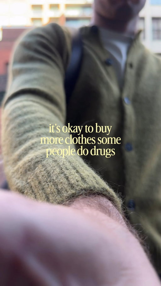 you could be into worse things 
.
#shopaholic #mensfashion #mensclothing #fashioninspiration