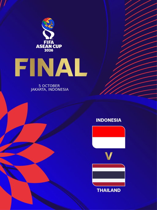 Here’s your FIFA ASEAN Cup 2026 Final! 🇮🇩🏆🇹🇭

#FIFAASEANCup