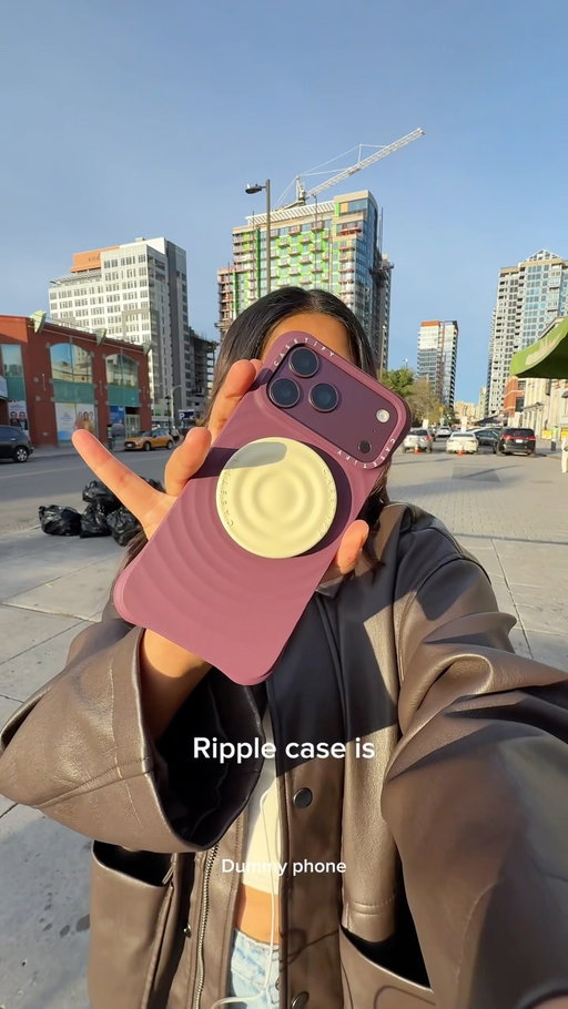 Drop it. Drop it again. Still perfect. 🫧 Meet the Ripple Case from @casetify . Cute AND it actually protects. #CASETiFY #RippleCase #iPhone18 #ad #CASETiFYPartner
