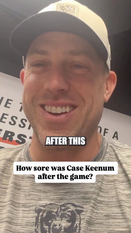 “I am very sore and I feel like I’m getting more sore by the minute. But it’s a good sore man, I woke up this morning still smiling… I love this game” -Case Keenum
