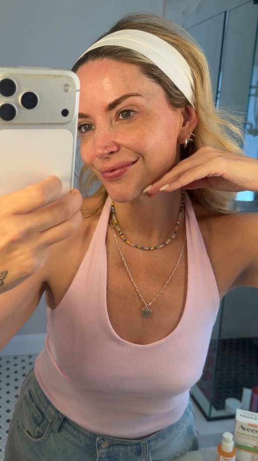 Vitamin C that works for sensitive skin? Of course it’s from @aveenoca. I’ve been using their products to calm my skin ever since I was a kid! #AveenoPartner 
 
I’ve been testing their NEW Positively Radiant® Vitamin C Serum for the last couple months to see if it would unlock glowing skin within a week without irritation or clogged pores. I’m happy to say my skin is SO happy with it. 
 
Now, that aside. Some personal pieces I really love - 
 
It has a thick texture that lays beautifully on the skin, morning and night. My makeup actually sits a lot better when I wear it. 
 
It’s worked so well with all my current other skincare just basically enhanced my whole routine. It’s available at @shoppersdrugmart across Canada, and...it’s budget-friendly. 
 
If you’re looking for a Vitamin C serum that works for your sensitive skin, this is an incredible option! 
 
#PositivelyRadiantVitaminC