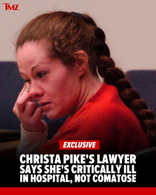 🚨 EXCLUSIVE: Christa Pike's botched execution attempt took a serious toll on her ... with her lawyer saying she's in bad shape in the hospital -- but making it clear she's not in a coma.

DETAILS AT OUR LINK IN BIO. 🔗