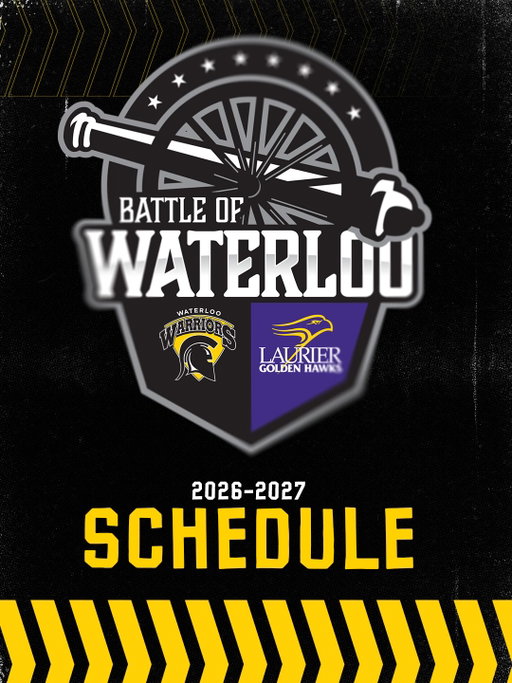 The Battle has begun!

@wloobsb, @wloomgolf, and @wloowgolf have the Warriors ahead 3-2 in this year’s #BattleofWaterloo series!

@wlootfxc and @wlooftb host their @wluathletics counterparts this Saturday, October 3!

🏁 Don Mills Open
🏃‍♀️ 10:00 AM (W) 🏃 10:50 AM (M)
📍 CIF Lower Fields/North Campus

⚔️ @wlooftb vs @laurierfootball 
🏈 1:00 PM
📍 Warrior Field
🎟️ gowarriorsgo.ca/tickets
📺 OUA.tv

#GoBlackGoGold