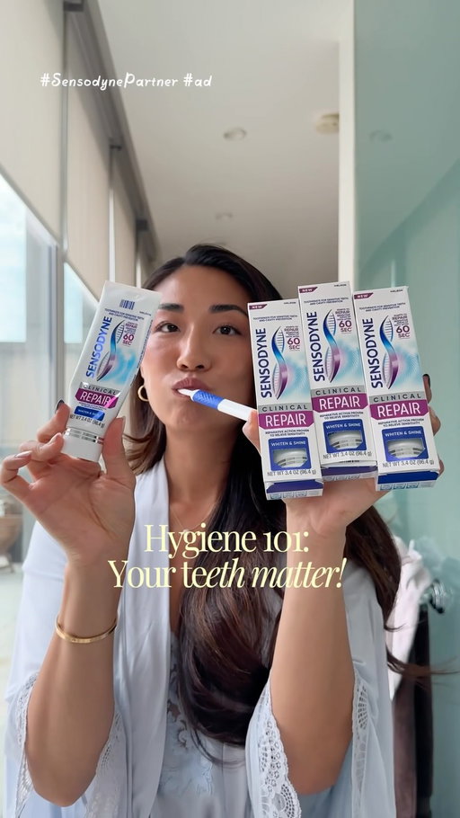 My dentist called me out on my sensitive teeth...so I switched to Sensodyne Clinical Repair. This starts repairing sensitive areas after 60 seconds*, and it’s the #1 dentist recommended brand for sensitive teeth.

*for substantial sensitivity relief in 3 days*
 #SensodynePartner #ad #SensodyneClinicalRepair #oralhealth