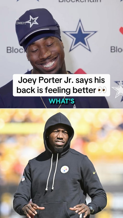 New Cowboys CB Joey Porter Jr. says he is feeling healthier now after being traded away by Pittsburgh.