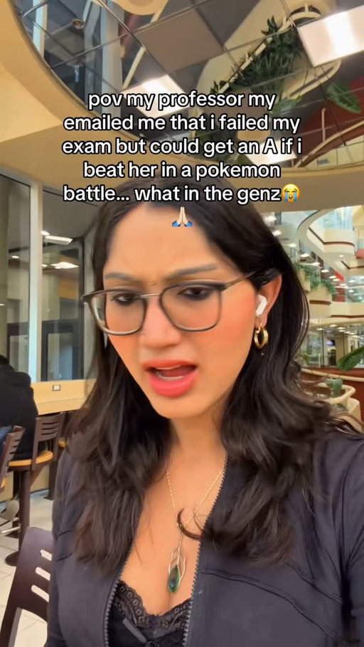Would you battle her for an A—yes or no? 😭

POV: my professor emailed me that I failed my exam but could get an A if I beat her in a Pokémon battle… what in the gen z 😭🙏🏻
My GPA is in Pikachu’s hands now 💀

professor pokemon battle
failed my exam
pokemon battle for an A
gen z professor
funny professor email
college exam results
university student life
professor offers second chance
pokemon battle challenge
college student humor
unexpected professor email
battling for a better grade
battling my professor
pokemon trainer professor
funny college moments
failed exam comeback
trying to get an A
student professor stories
relatable university moments
pokemon meets college
what in the gen z

#Pokemon #CollegeLife #GenZ #StudentHumor #Professor