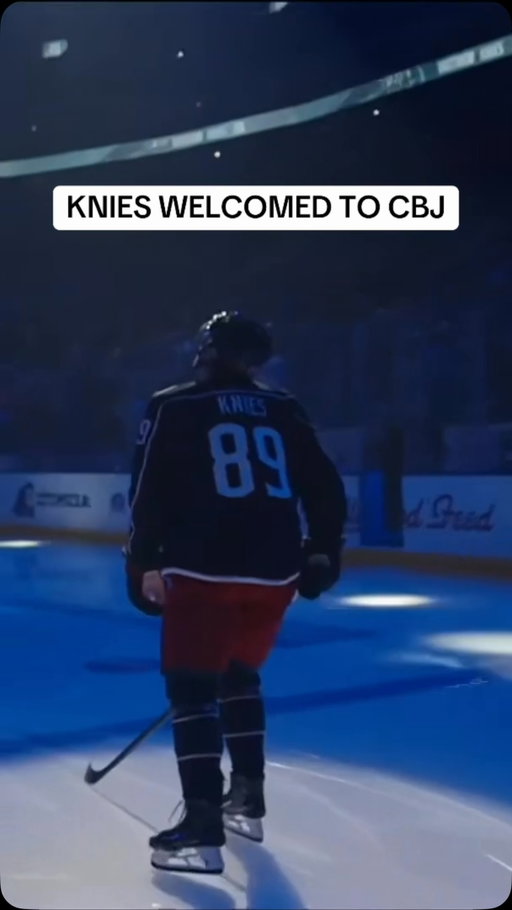 Matthew Knies received quite the ovation as he was introduced to Blue Jackets fans!

(via Blue Jackets Hockey Network)