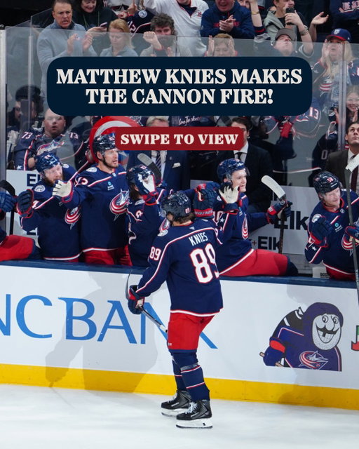 MATTHEW KNIES SCORES IN HIS CBJ DEBUT 🔥

CBJ x @fanaticssports