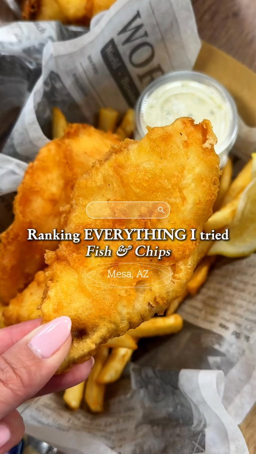 Ranked everything at this fish fry spot in Mesa 🐟👇

This hidden gem fish & chips spot is worth the drive. The colossal shrimp basket and clam strips took my number 1, and the jalapeño tartar is the move 👀

📍 Seattle Fish House
🗺️4419 E Main St 117, Mesa, AZ 85205

Save this for your next seafood craving 🦐

#arizonasbest #mesaaz #fishandchips #phoenixfoodie #seafoodlover