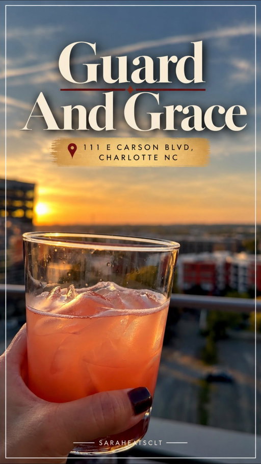 Charlotte steak night, but make it ✨Guard and Grace✨ 🥩🍸

From the gorgeous atmosphere and cocktails to beautifully prepared sips and bites, this was a VIP preview night to remember 🥂.

Officially open today, October 1, Guard and Grace is the kind of spot that turns dinner into an experience.

Perfect for date night, celebrations, or anytime you’re in the mood to treat yourself a little. 🤎

@guardandgracecharlotte 
📍111 E. Carson Blvd, Charlotte NC

Follow @saraheatsclt for more Charlotte food finds & recommendations ✨

#GuardAndGrace #CharlotteNC #CharlotteFoodie #CLTFoodie #upscale