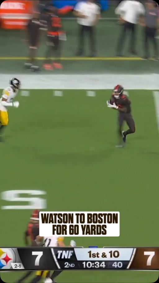 now that’s what we call a deep ball 🫪

#PITvsCLE NFLonPrime