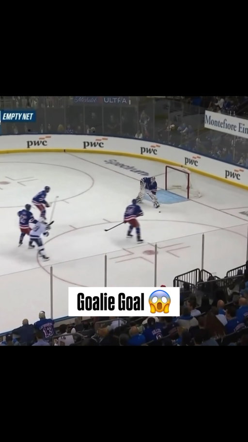 Igor Shesterkin has the first goalie goal in Rangers history 

Via: @msgnetworks